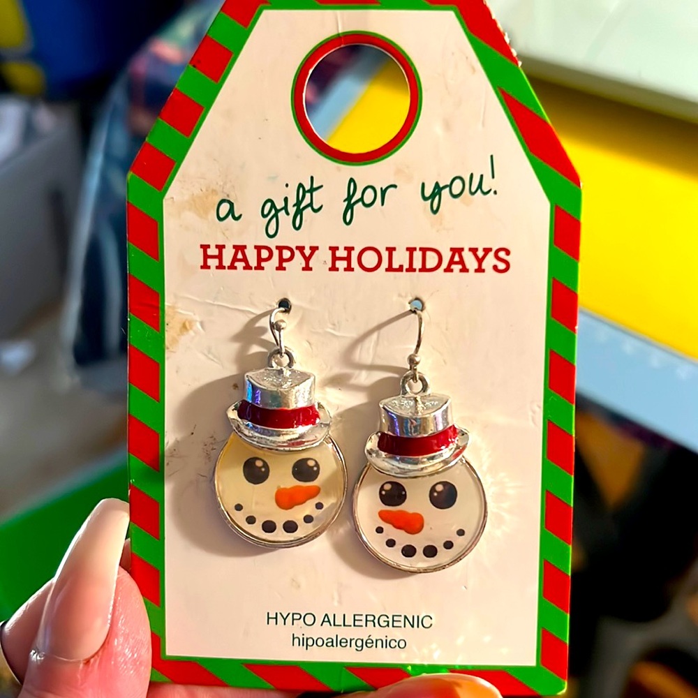 Christmas earrings